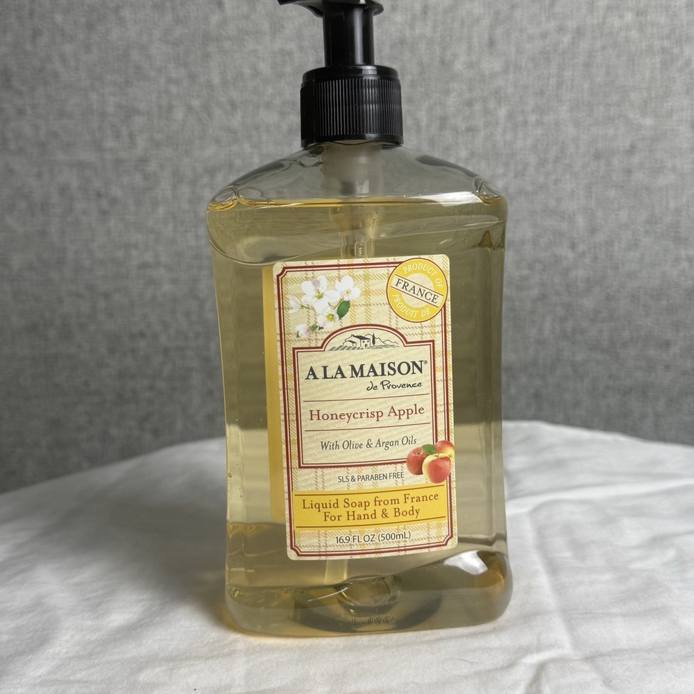 A LA MAISON French Honeycrisp Apple Natural Hand Soap Essential‎ Oils 16.9fl Oz
